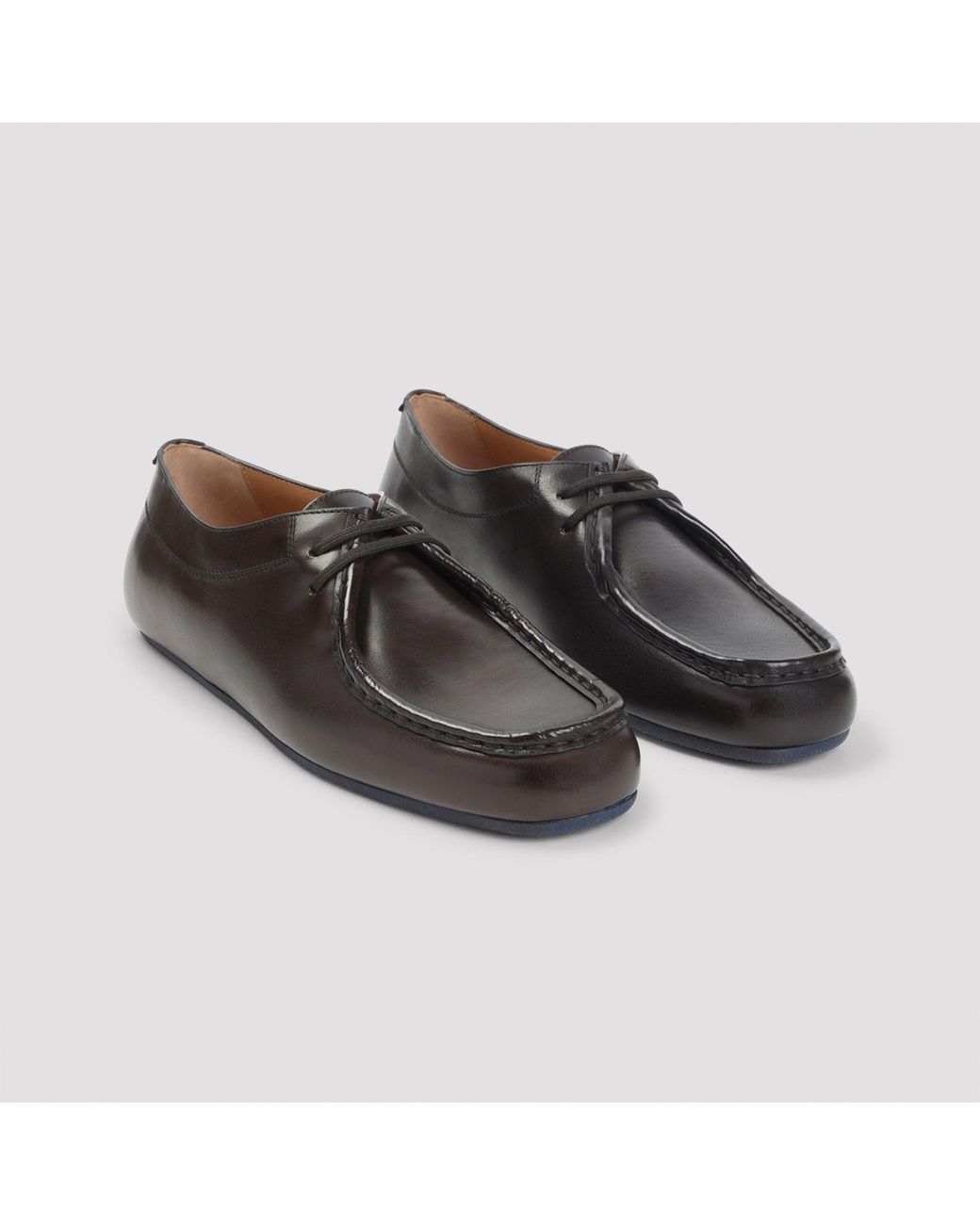 Jil Sander Brown Lace-Up