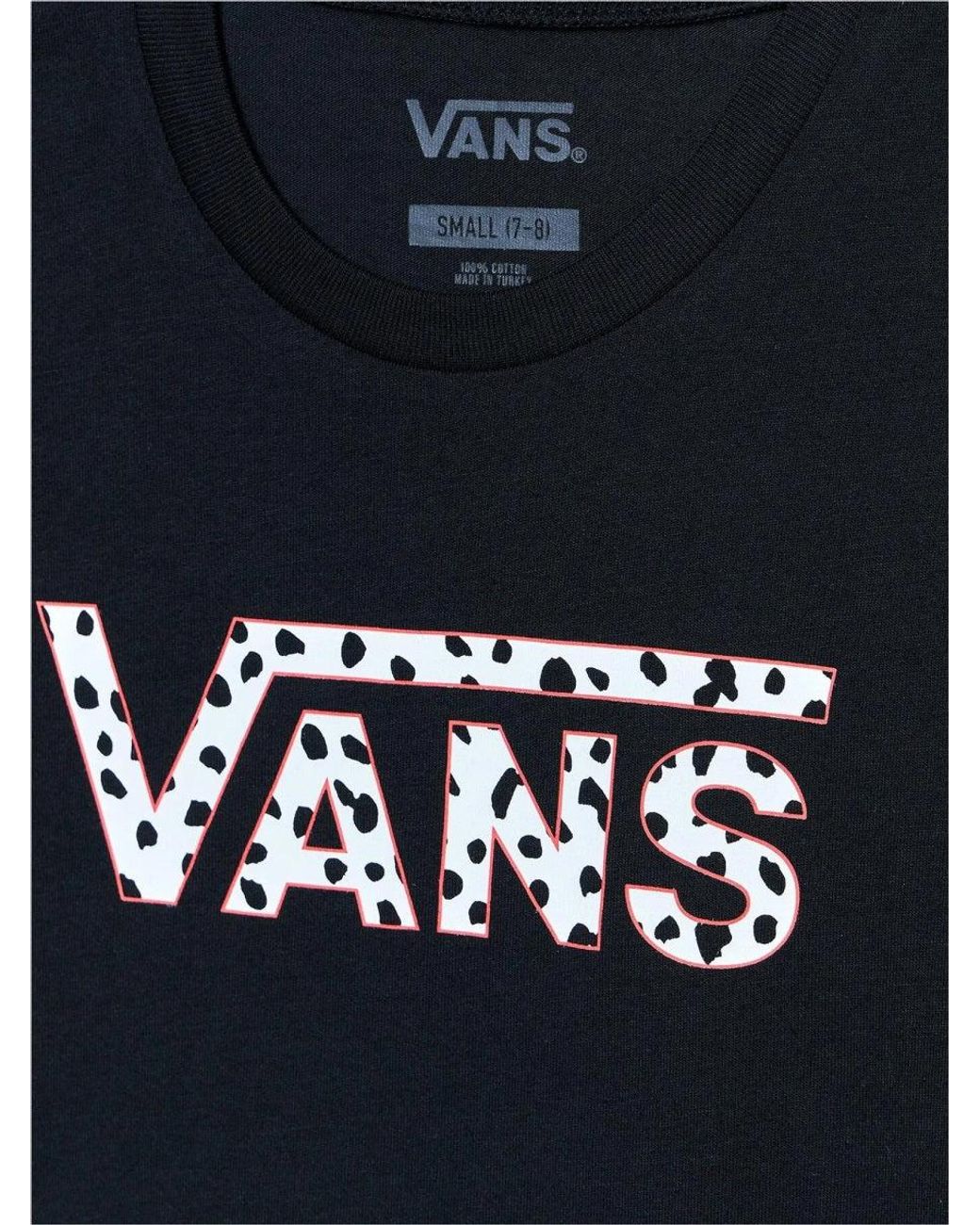 Vans Blue "Dalmation V Crew" Logo T-Shirt