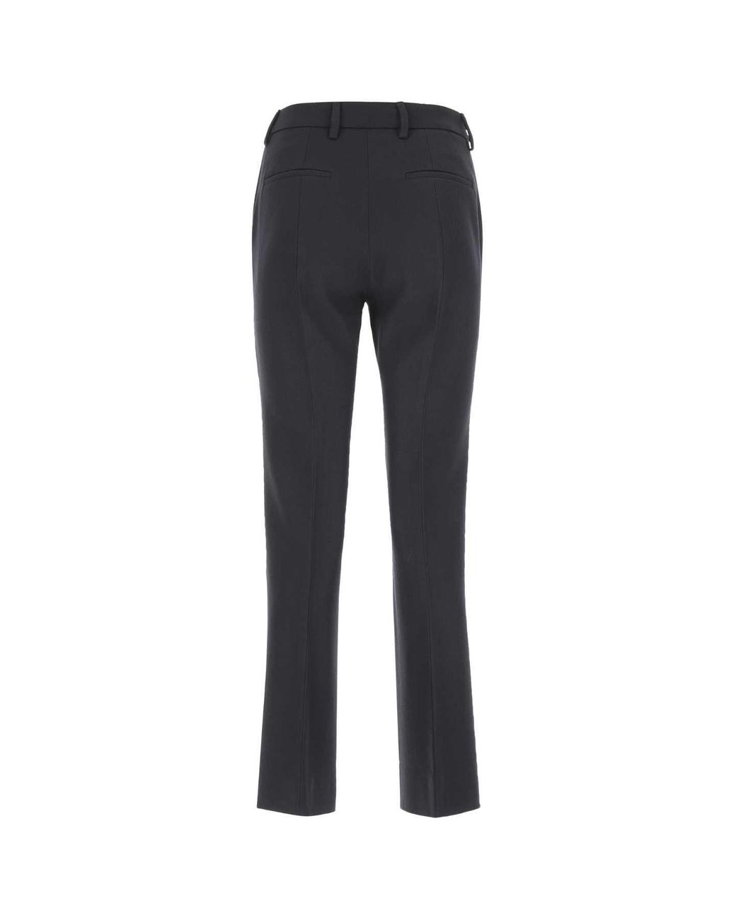 Prada Blue Midnight Wool Cigarette Pant