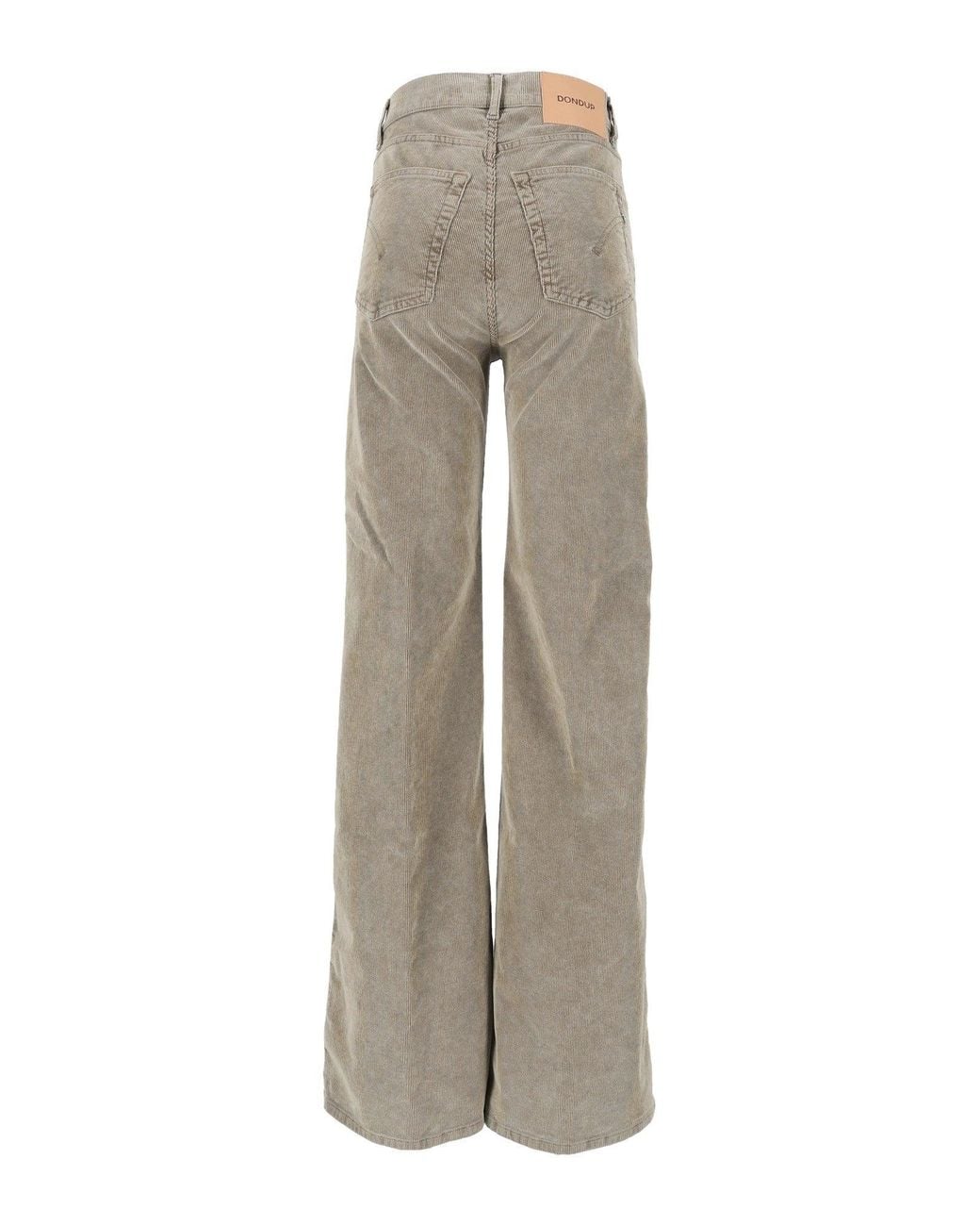 Dondup Gray Pantalone Amber