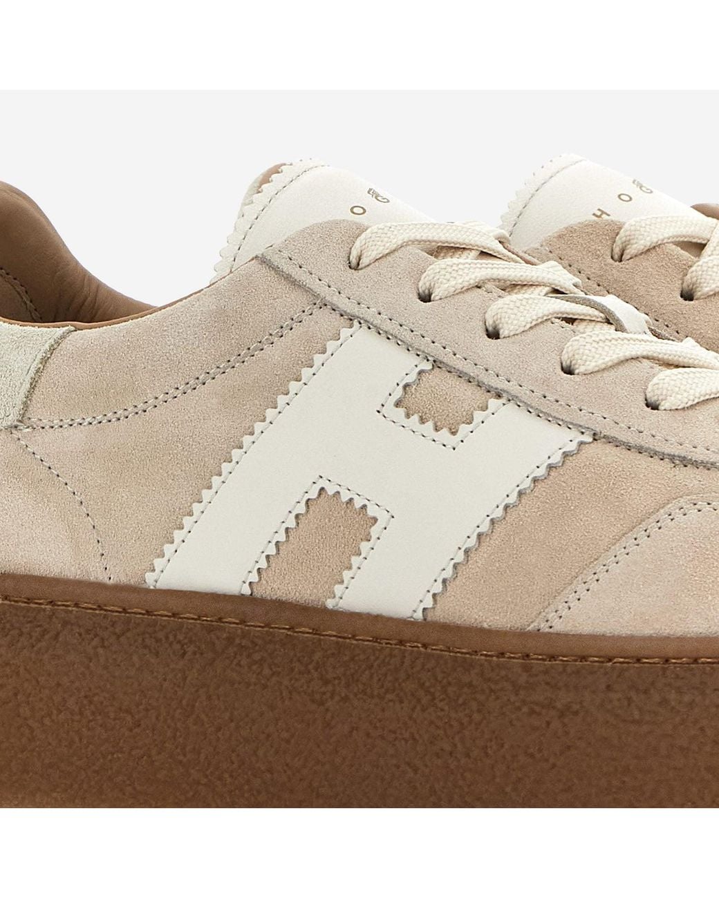 Hogan Brown Cool Suede Sneakers