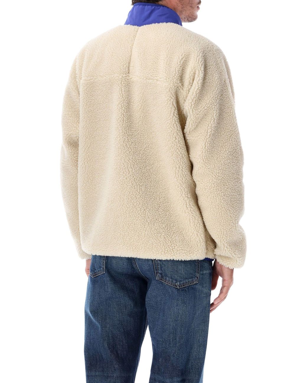 Patagonia Blue Classic Retro-X Fleece Jacket for men