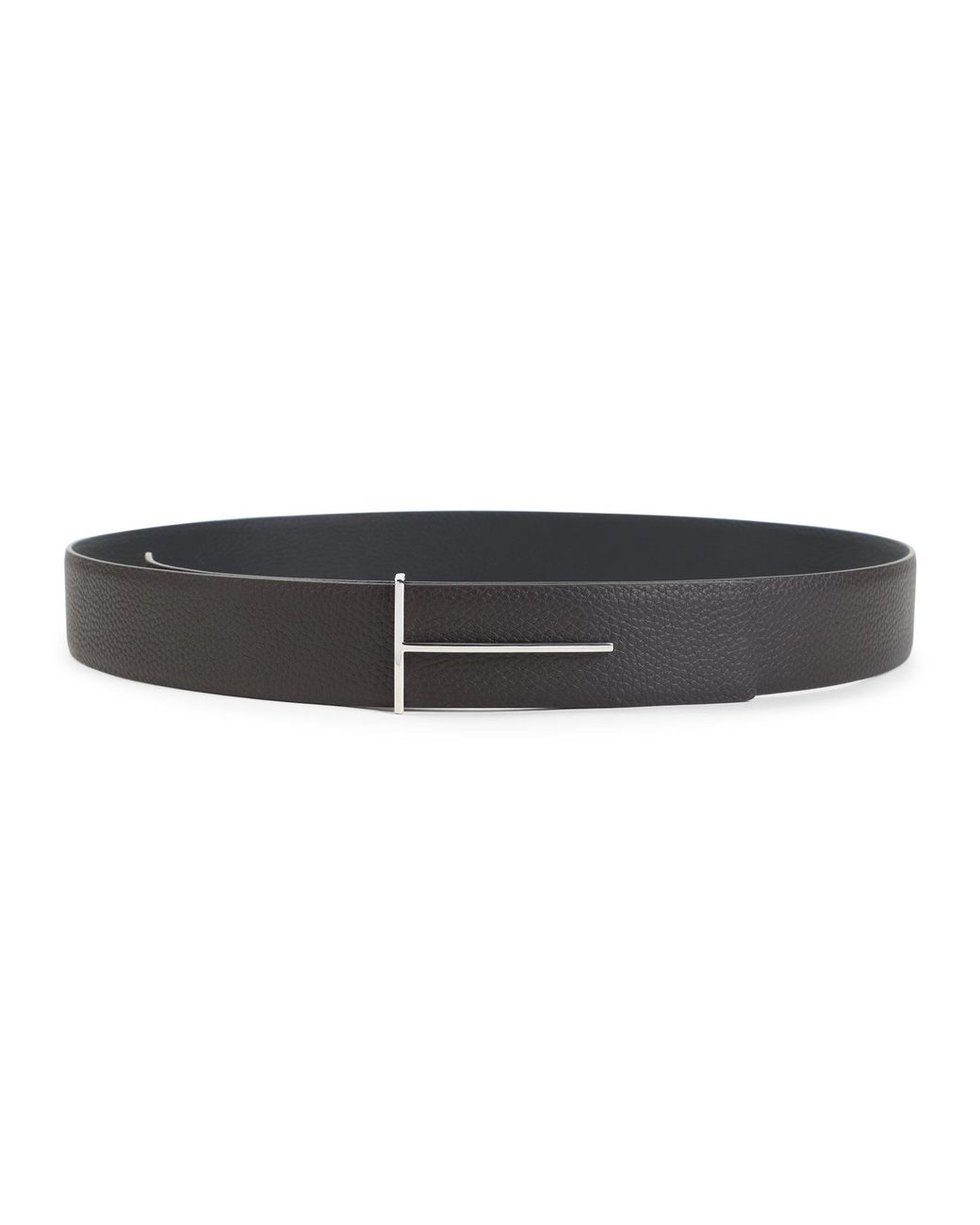 Tom Ford Black And Calf Leather Belt