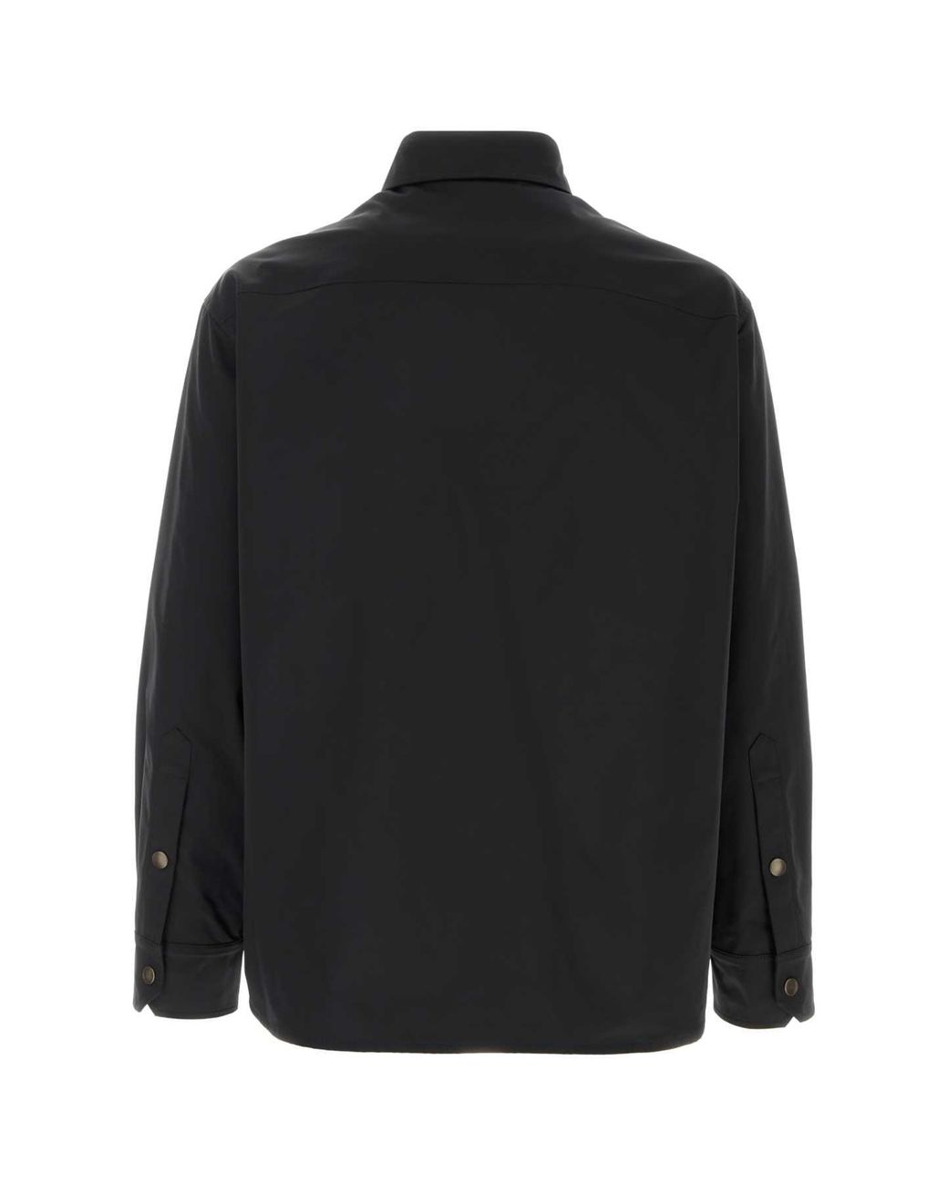 Valentino Garavani Black Stretch Polyester Shirt for men