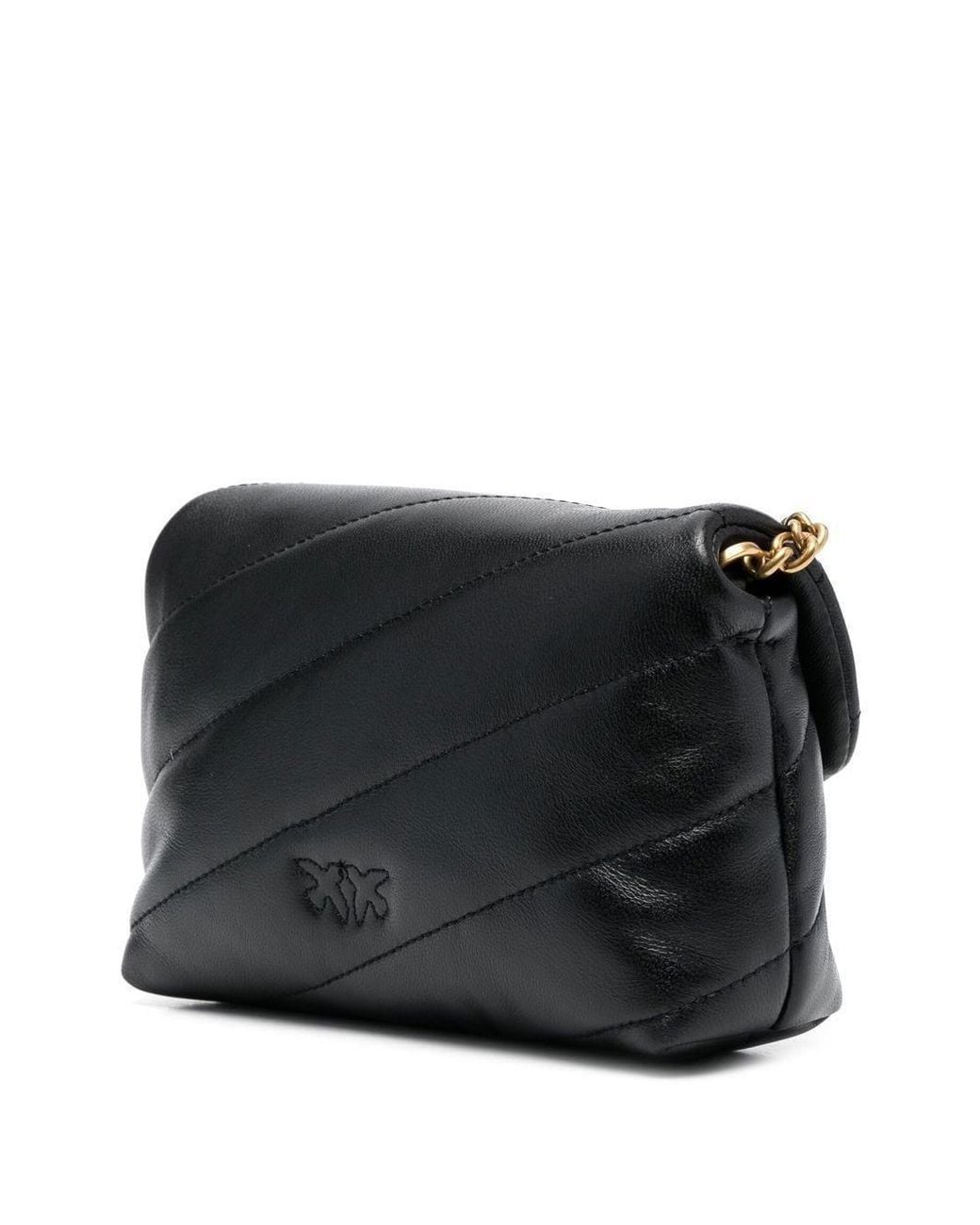 Pinko Black Love Puff Baby Bag