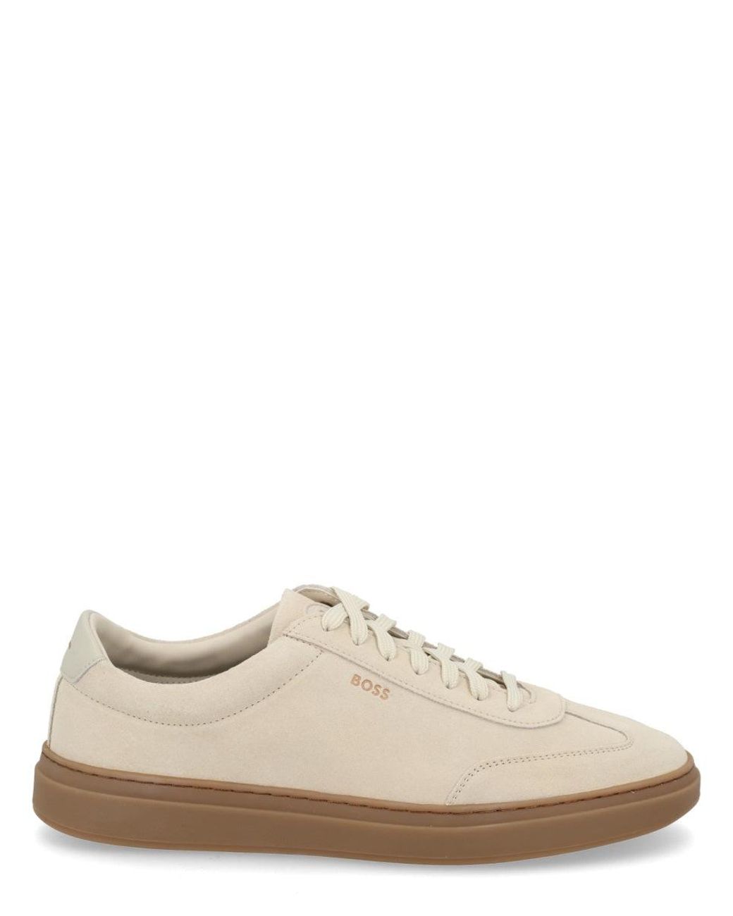 Boss White Leather Sneaker for men
