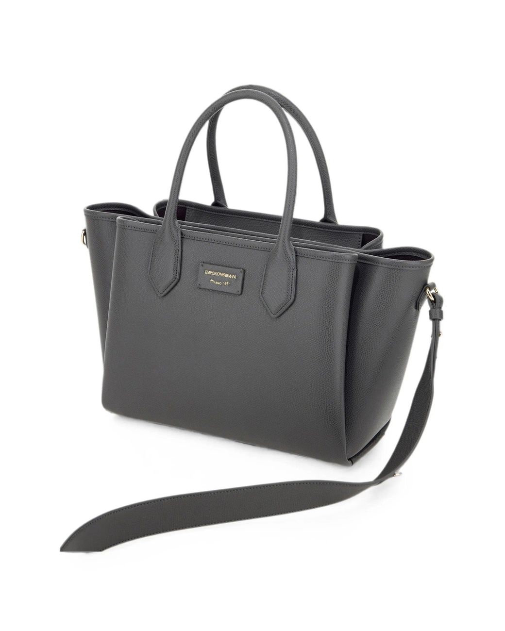 Emporio Armani Gray Shopping Bag