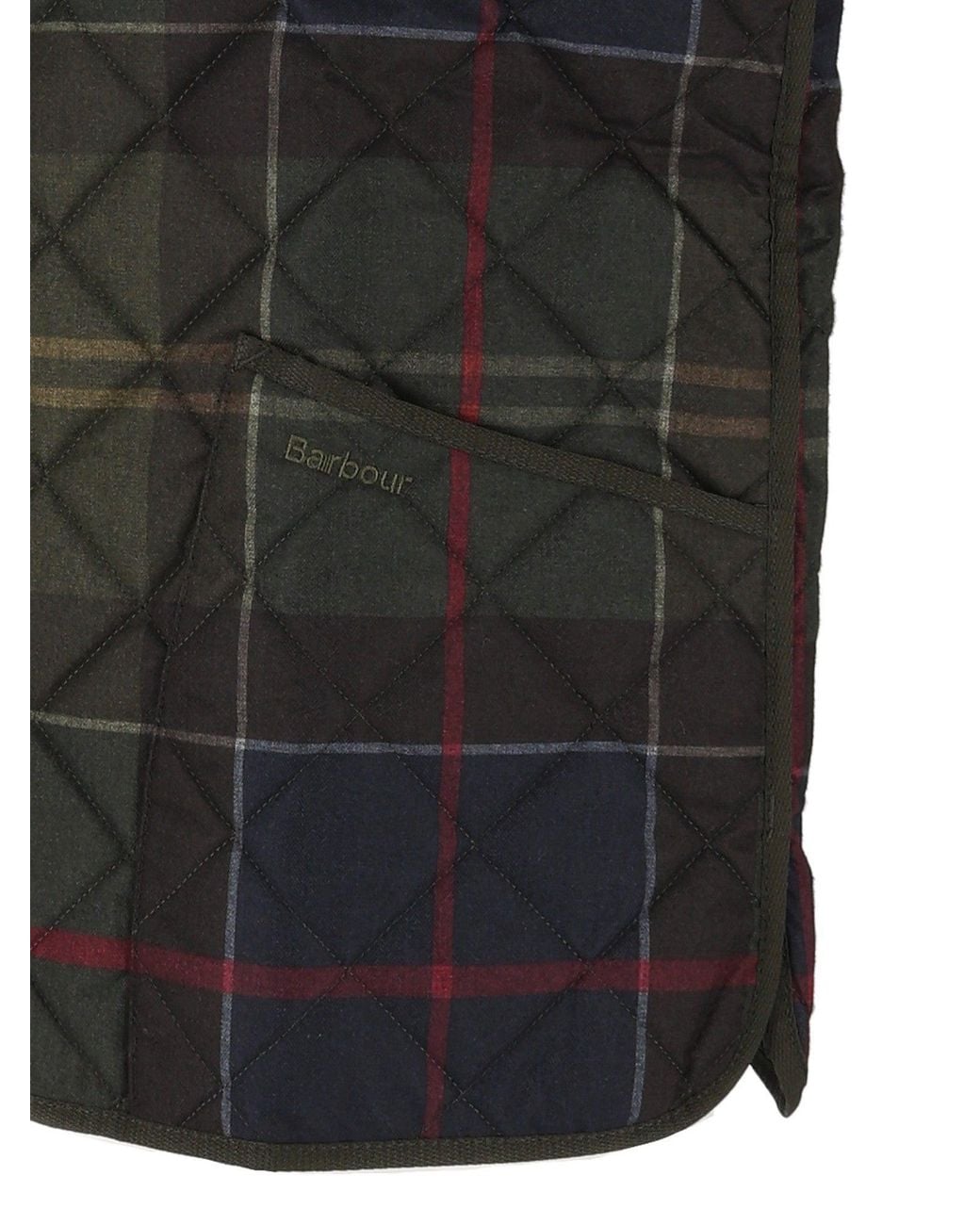 Barbour Black Icons Tartan Quilted Liner