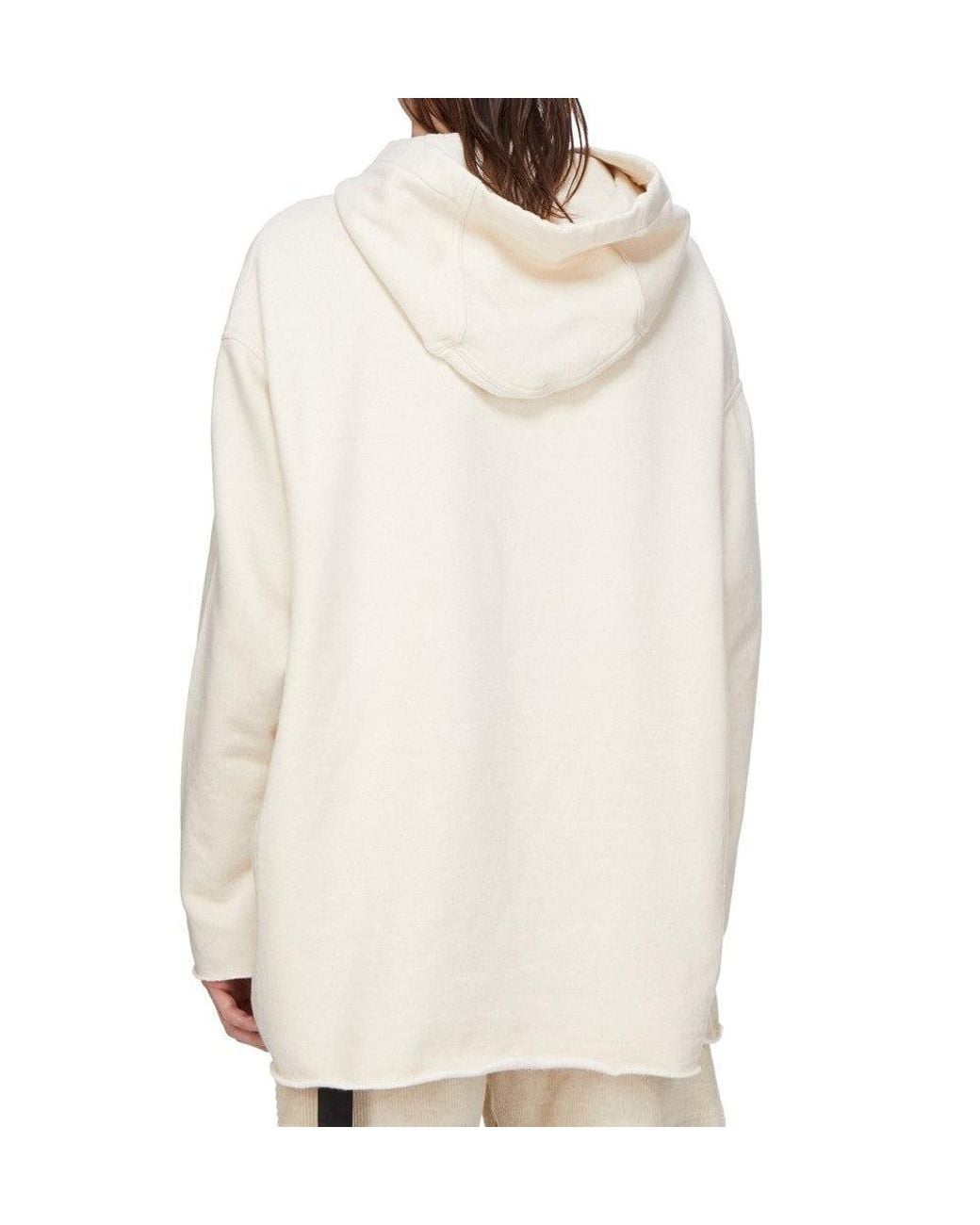 Sudadera con capucha Peter Rick Owens de color White