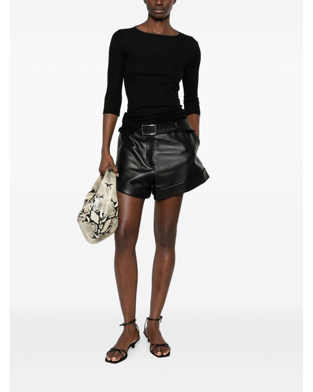 IRO Black Thanya Ribbed Sweater