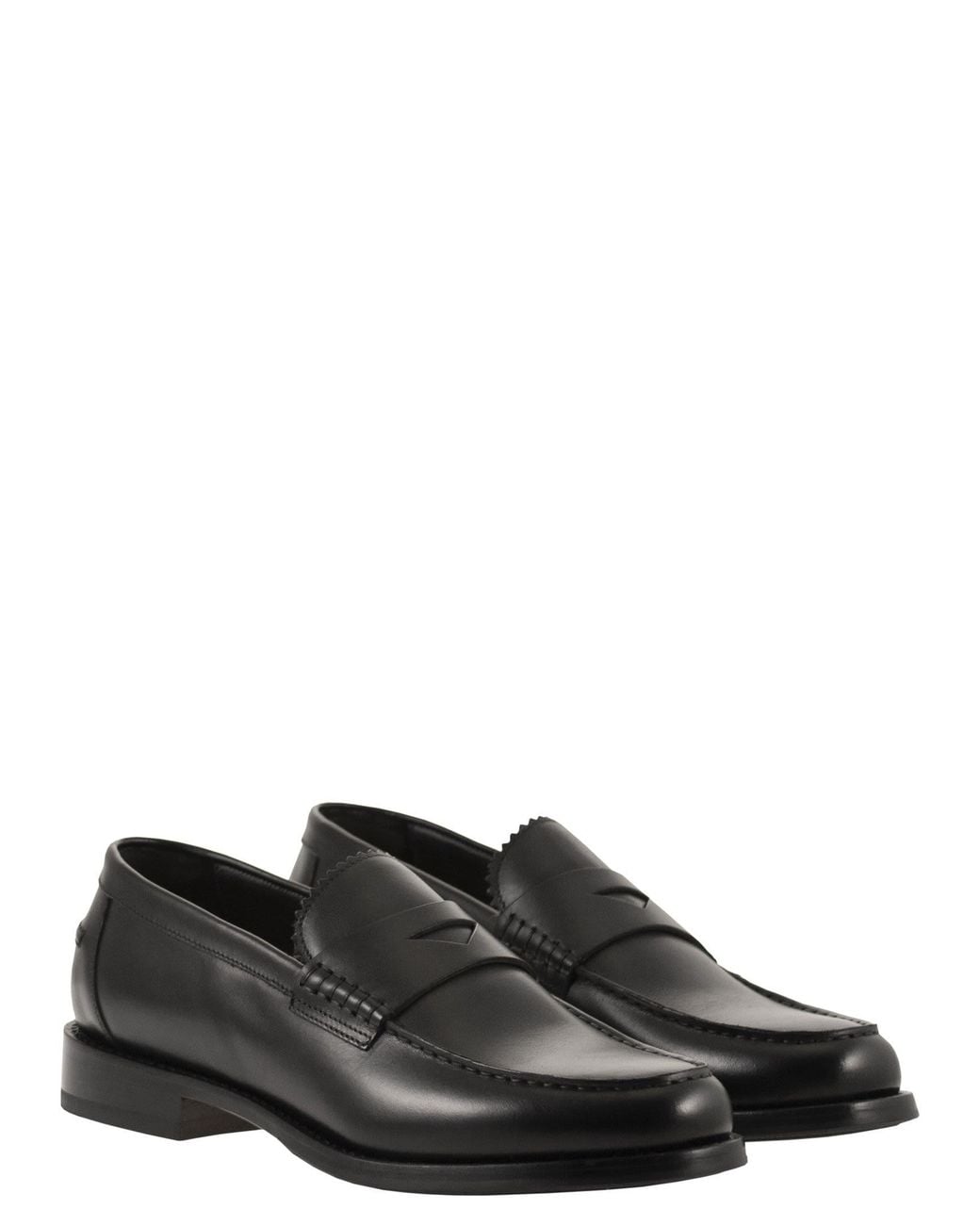 Doucal's Black Penny for men