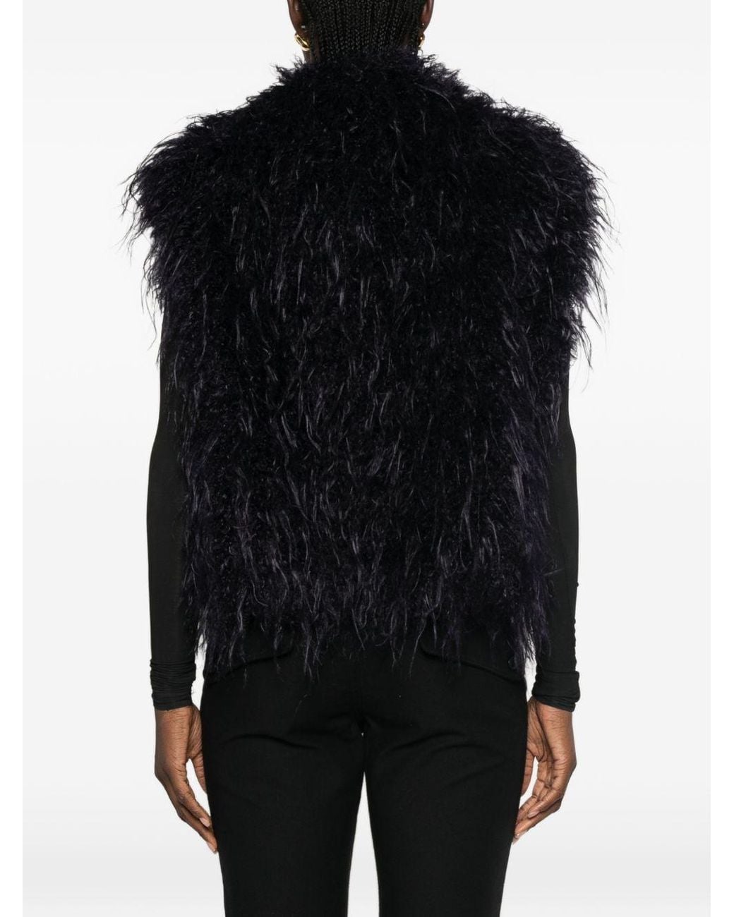 Forte_forte Black Ecofur Vest