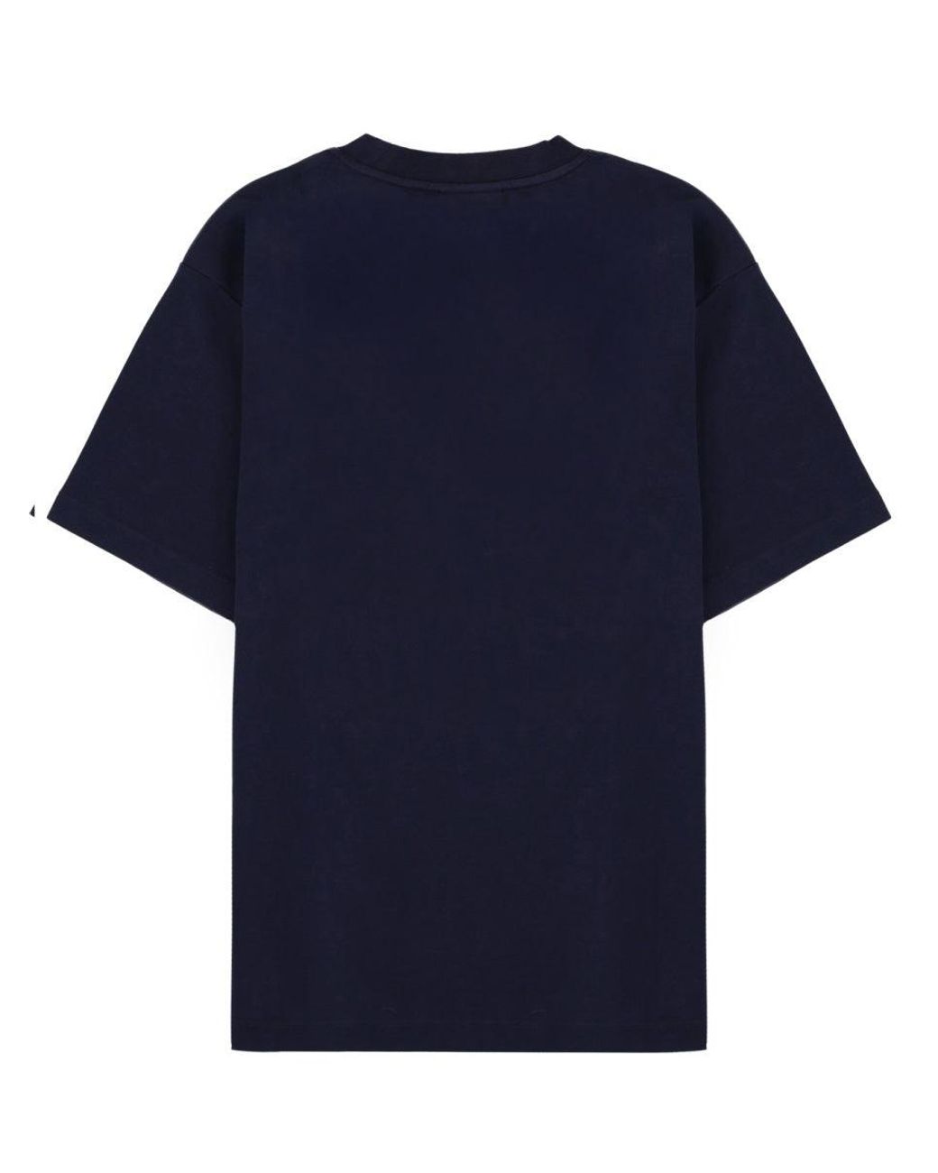 Drole de Monsieur Blue Cotton T-Shirt for men