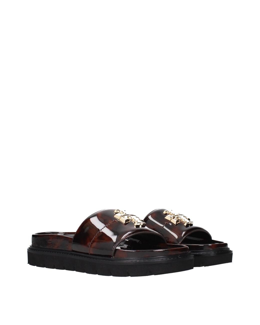Tory Burch Black T Shirts And Socks Everly /Leopard Paint