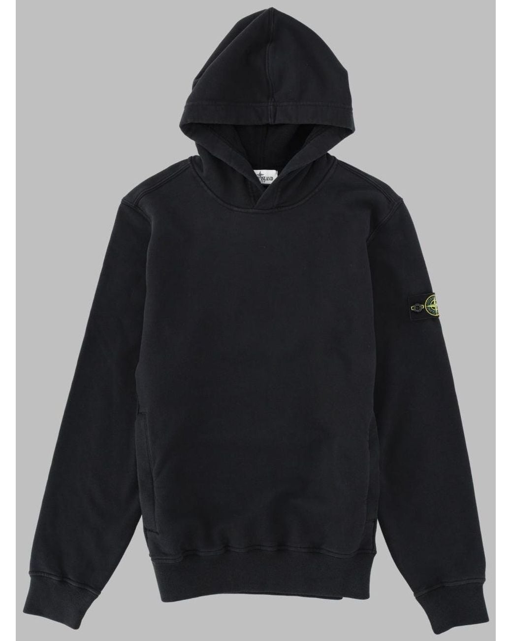 Stone Island Blue Boys Cotton-Blend Sweatshirt