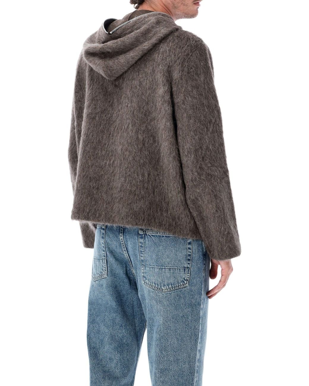Our Legacy Gray Fw26 Wool-Blend Sweater