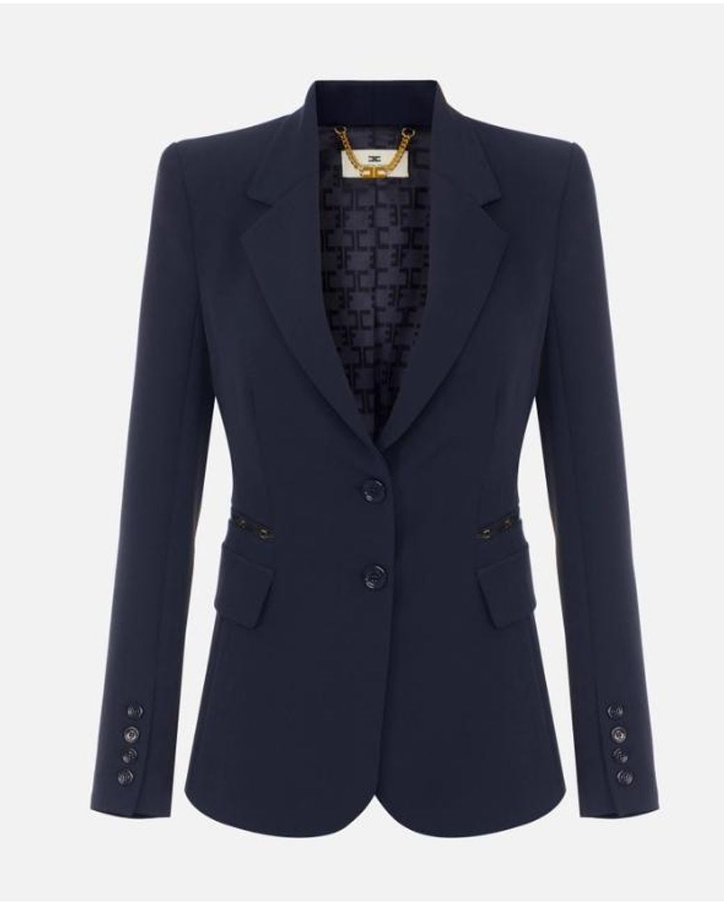 Elisabetta Franchi Blue Jacket