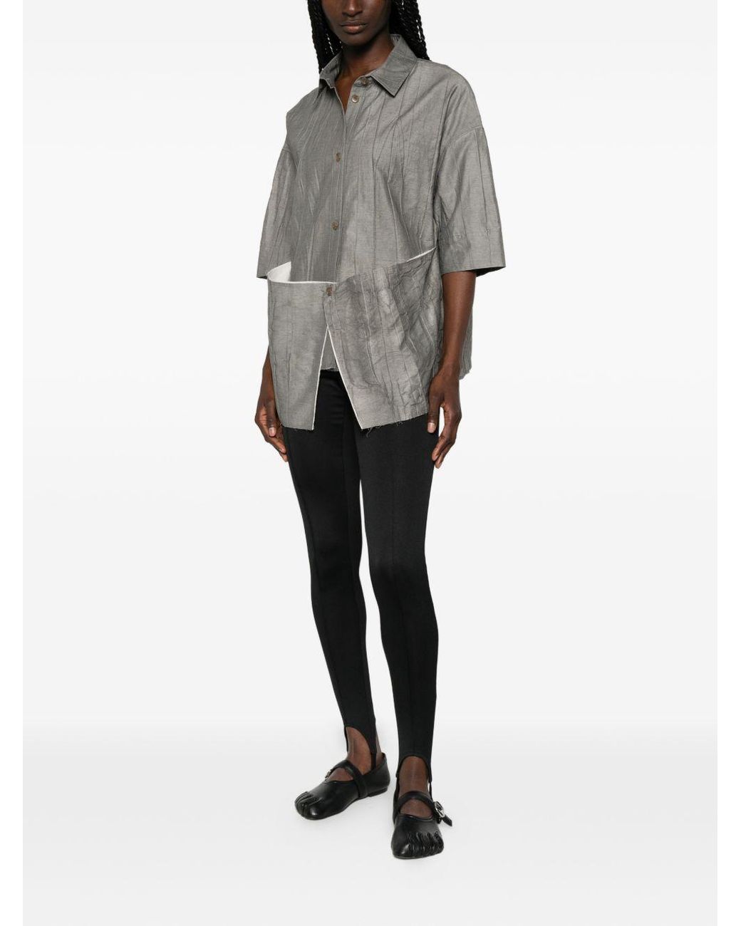 SOH Katoenmix Blouse in het Gray