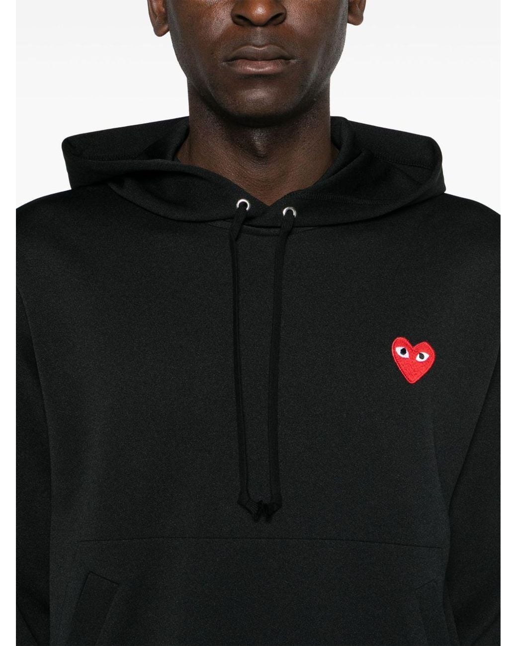Comme des Garçons Black Heart Cotton Hoodie