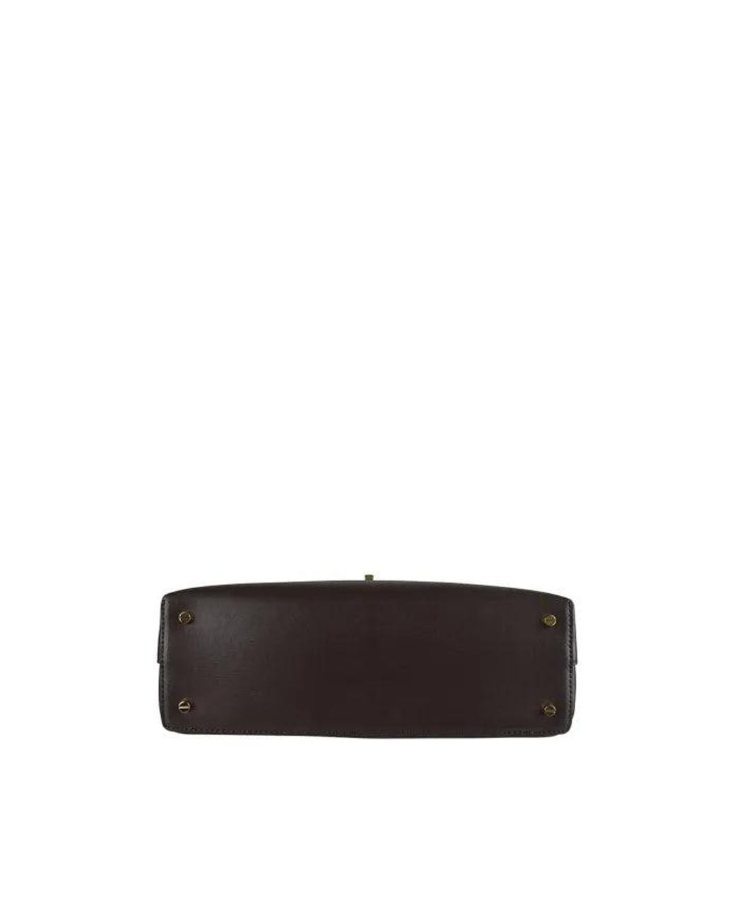 Totême Black T Lock Clutch