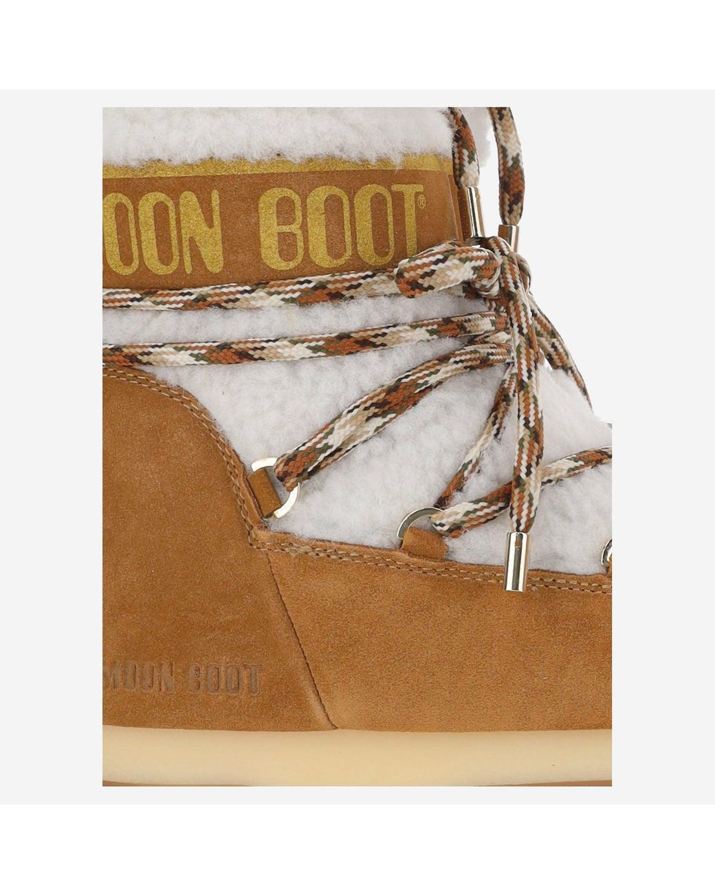 Moon Boot Brown Icon Low Shearling Ankle Boots