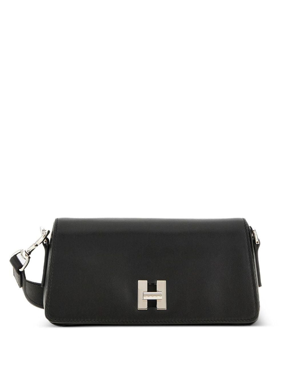 Hogan Black Leather Crossbody Bag