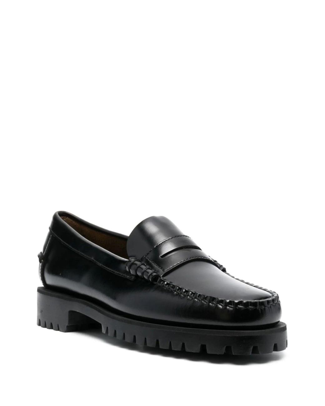 Sebago Black Dan Lug