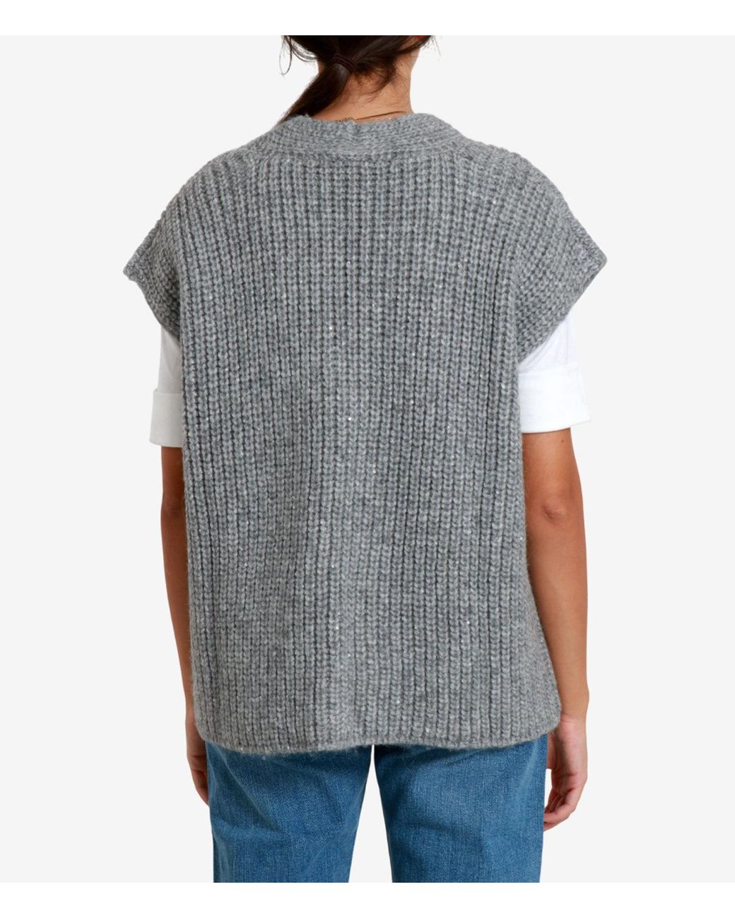 Fay Gray Pullover Silber