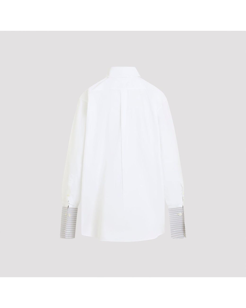 Prada Poplin Overhemd Van in het White