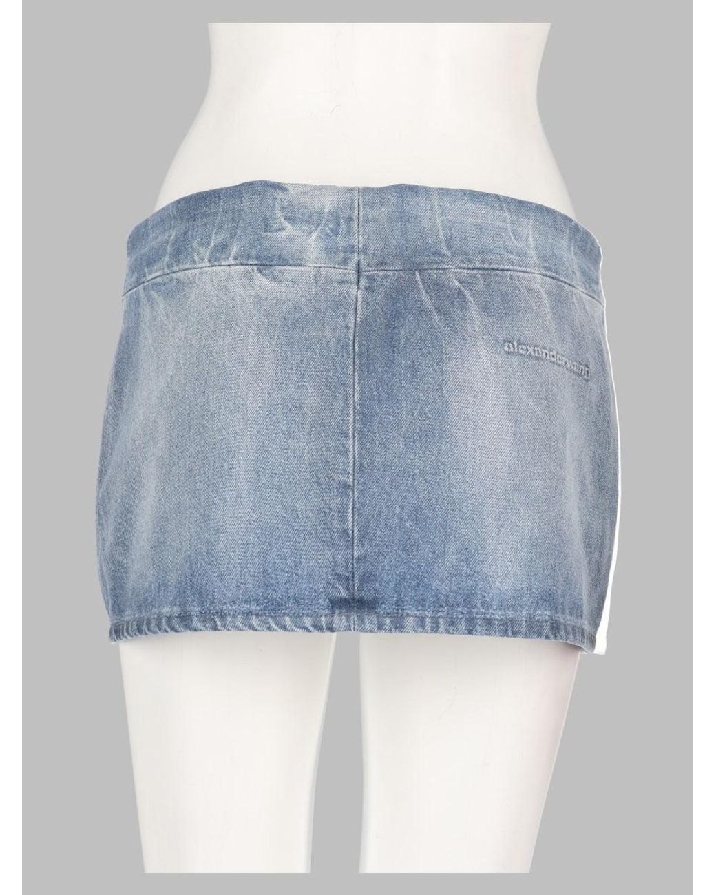 Alexander Wang Blue Minigonna
