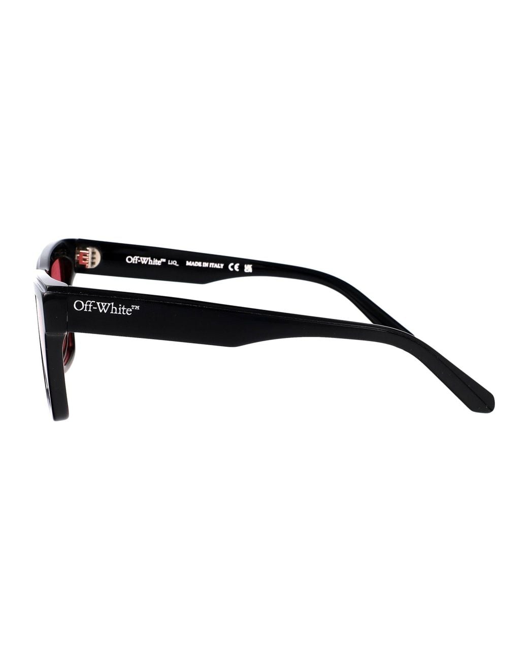 Off-White c/o Virgil Abloh Pink Shiny Acetate Sunglasses