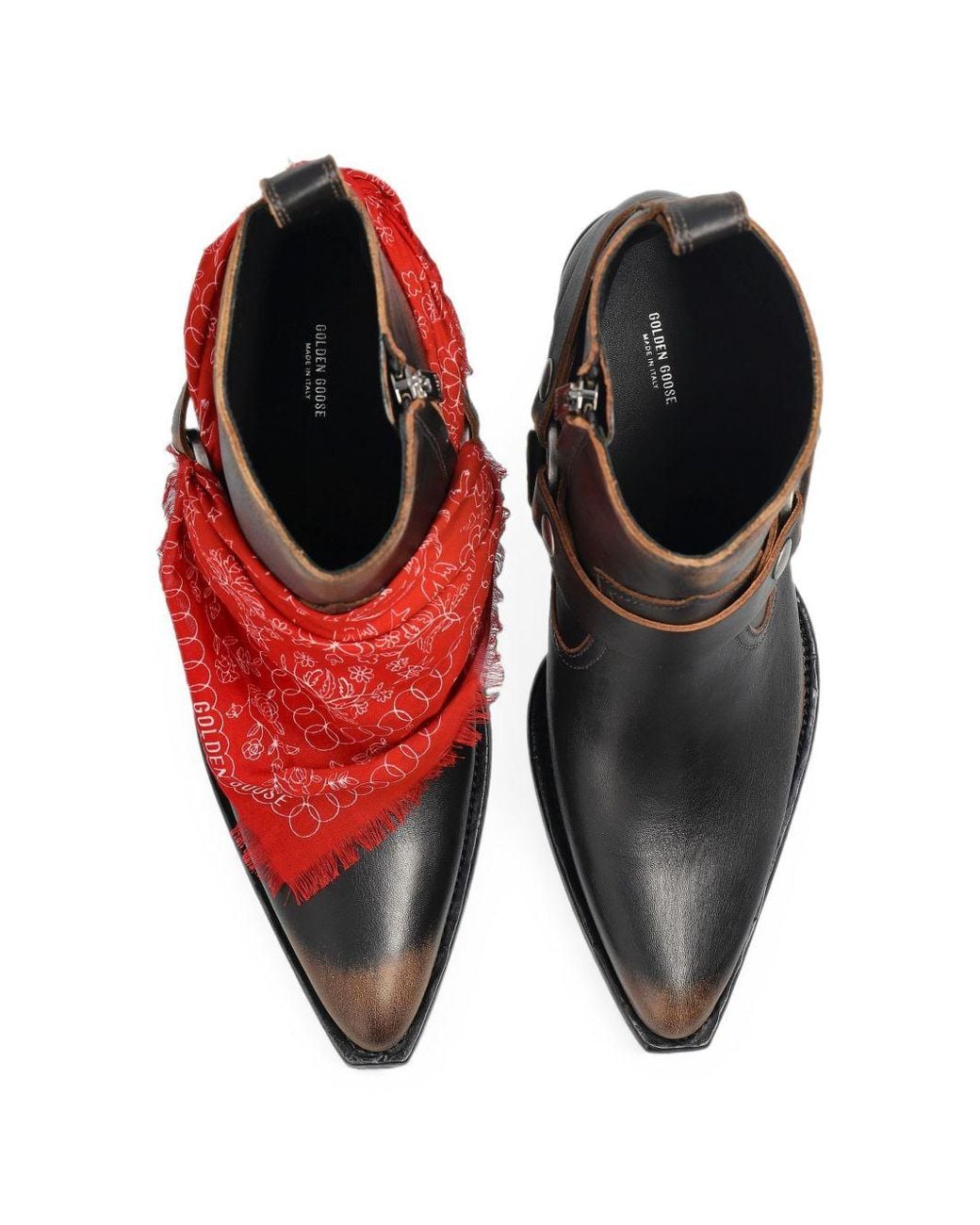 Golden Goose Deluxe Brand Red Debbie Boots