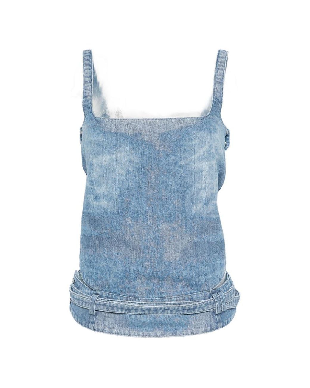 DIESEL Blue Denim Tank Top