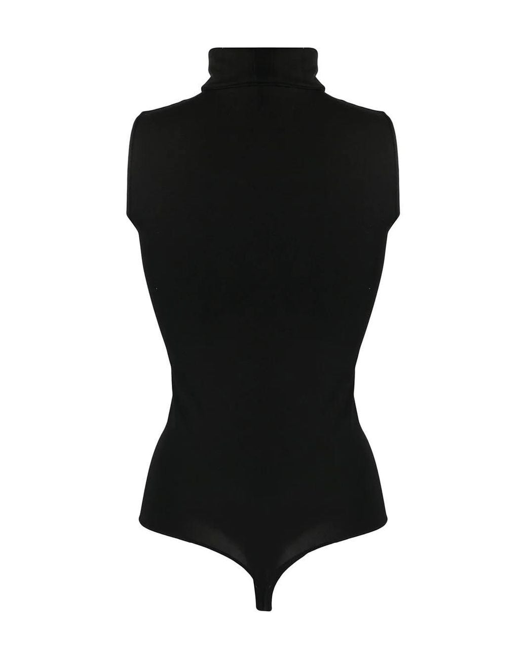 Wolford Black Roll-Neck Sleeveless Bodysuit