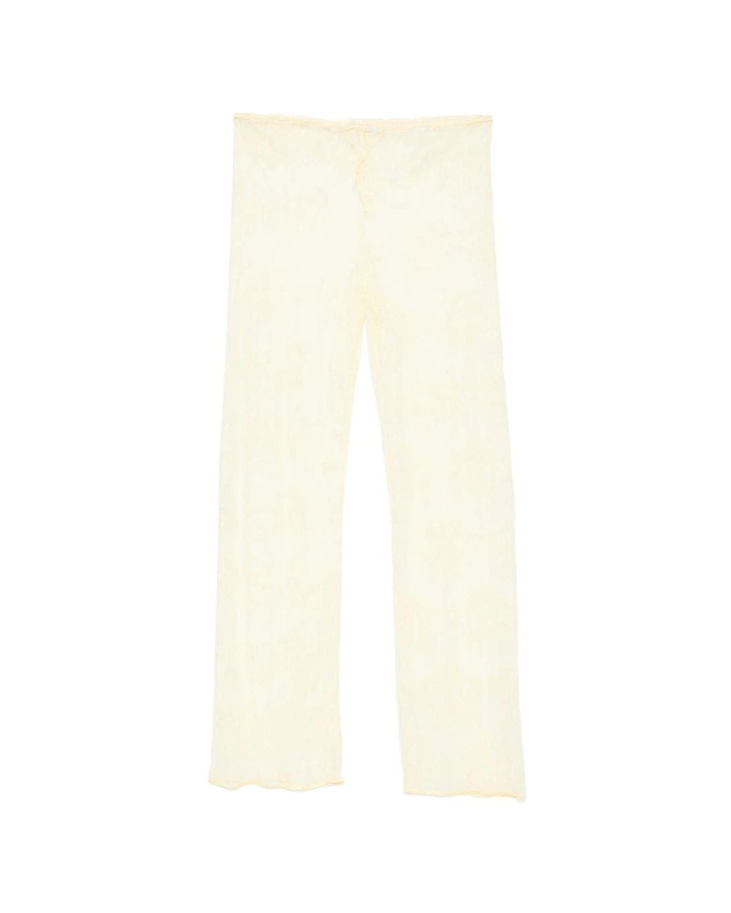 Oseree White Lace Pants