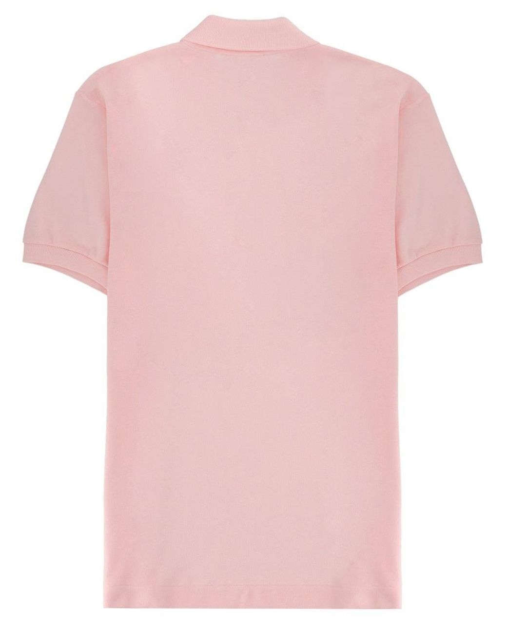 Lacoste Pink Polo With Logo for men