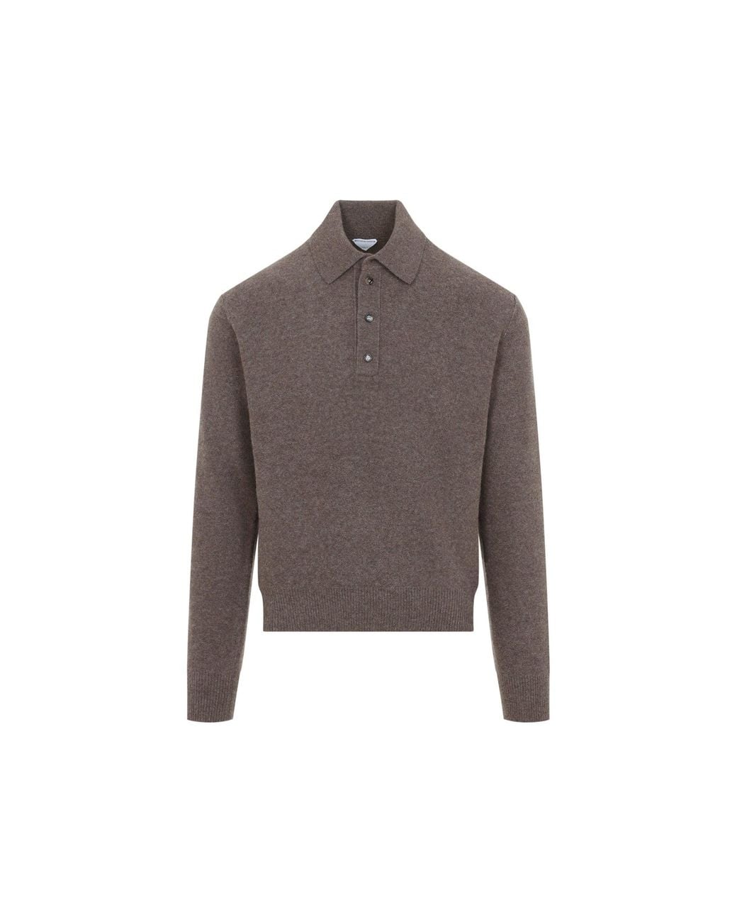 Bottega Veneta Brown Knit Polo
