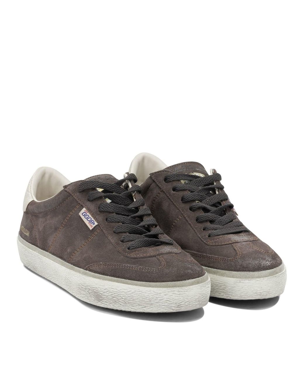 Golden Goose Deluxe Brand Brown "Soul Star" Low-Top Sneakers