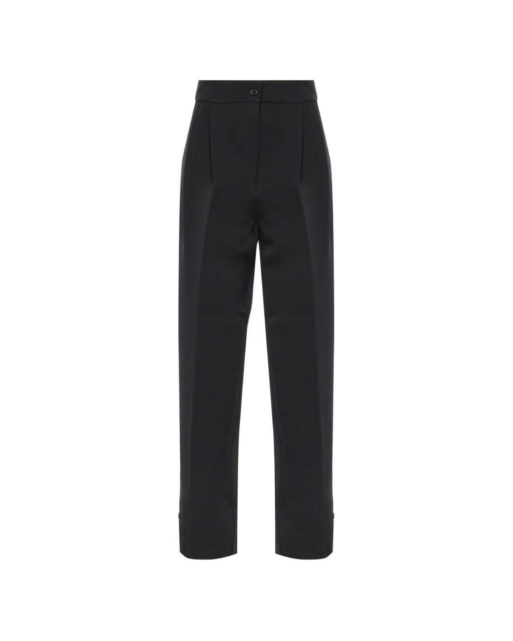 Frankie Shop Black Doyer Pleated Trousers