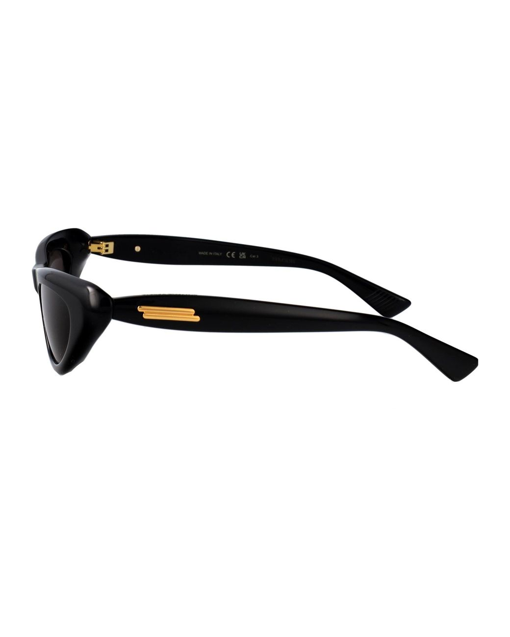 Bottega Veneta Black Acetate Sunglasses