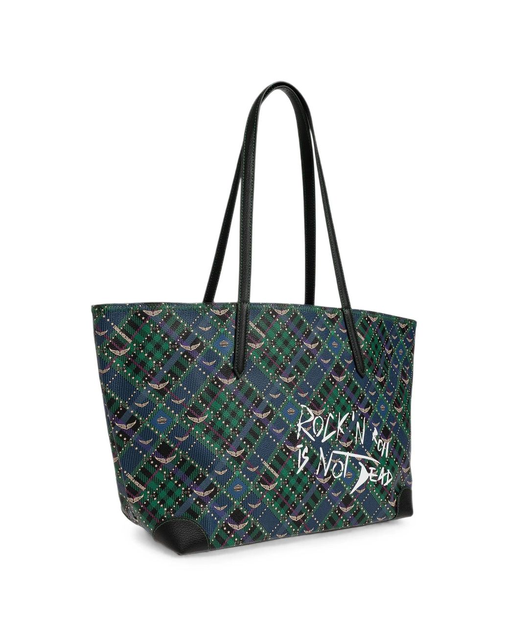 Zadig & Voltaire Blue Z Shopper Punk Check