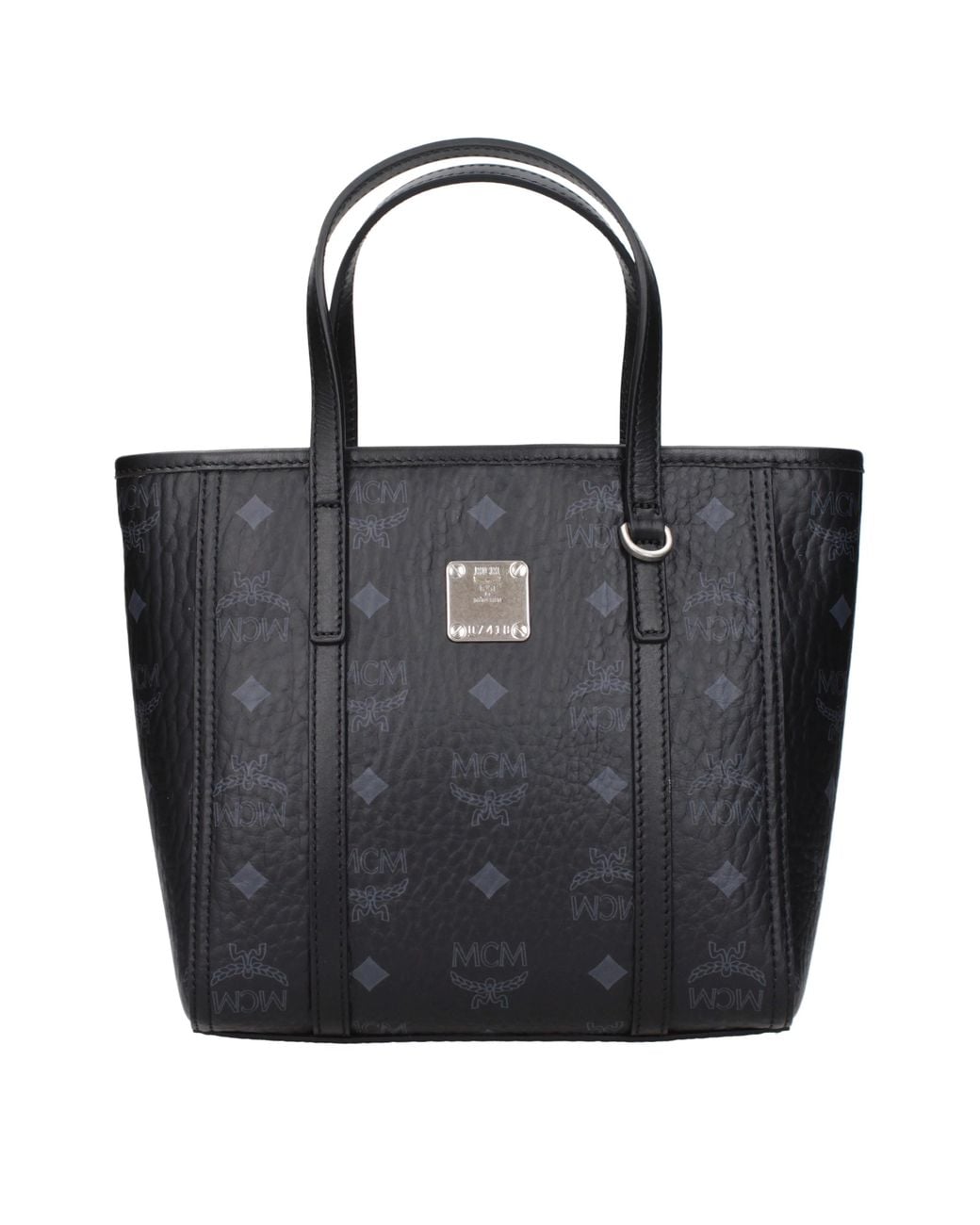 MCM Black Handbags Tinted Fabric