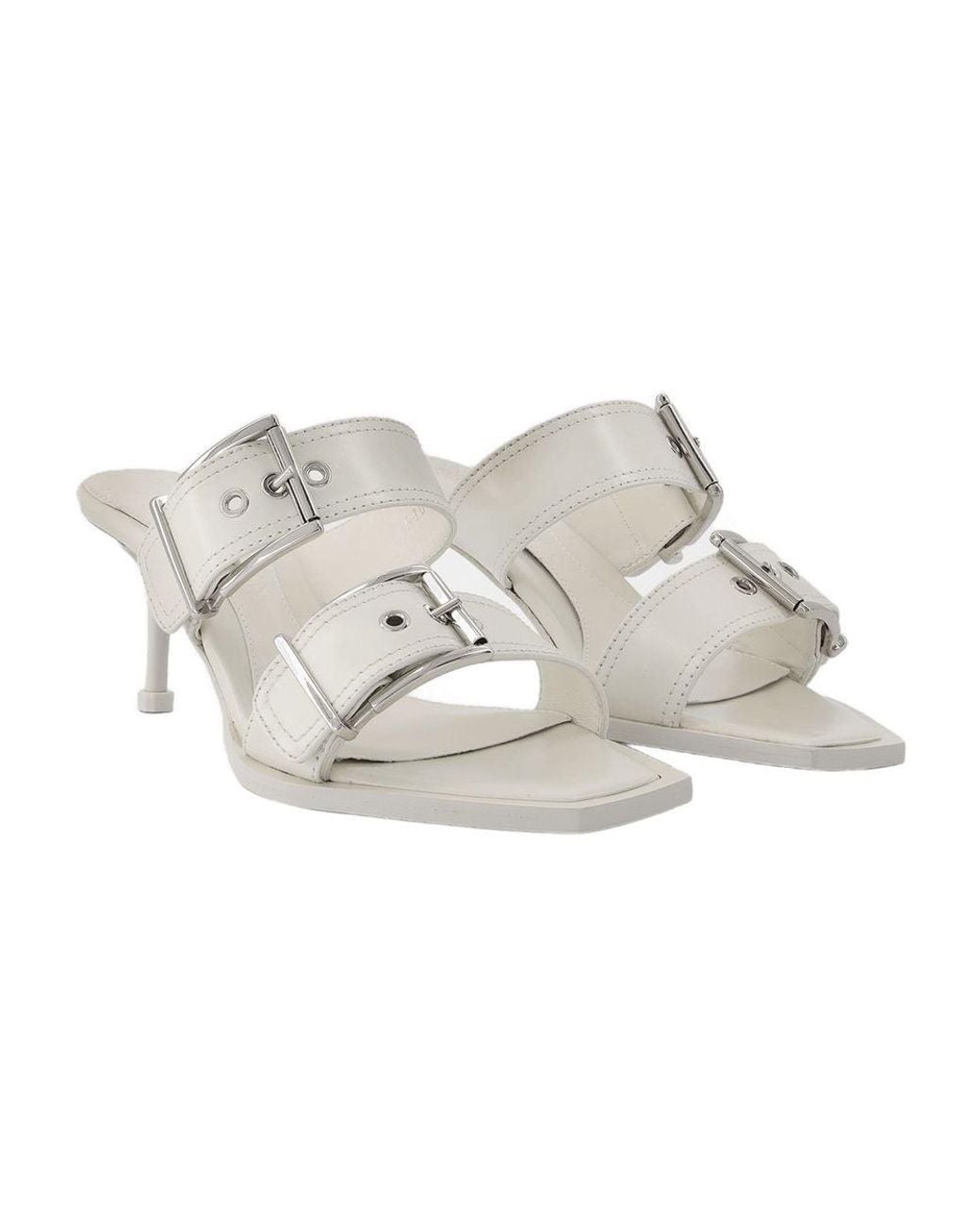 McQueen Metallic Sandals