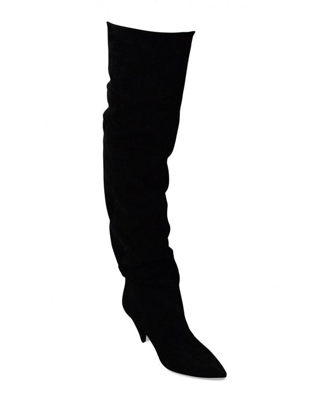 Saint Laurent Black Era 85 Over-The-Knee Boots