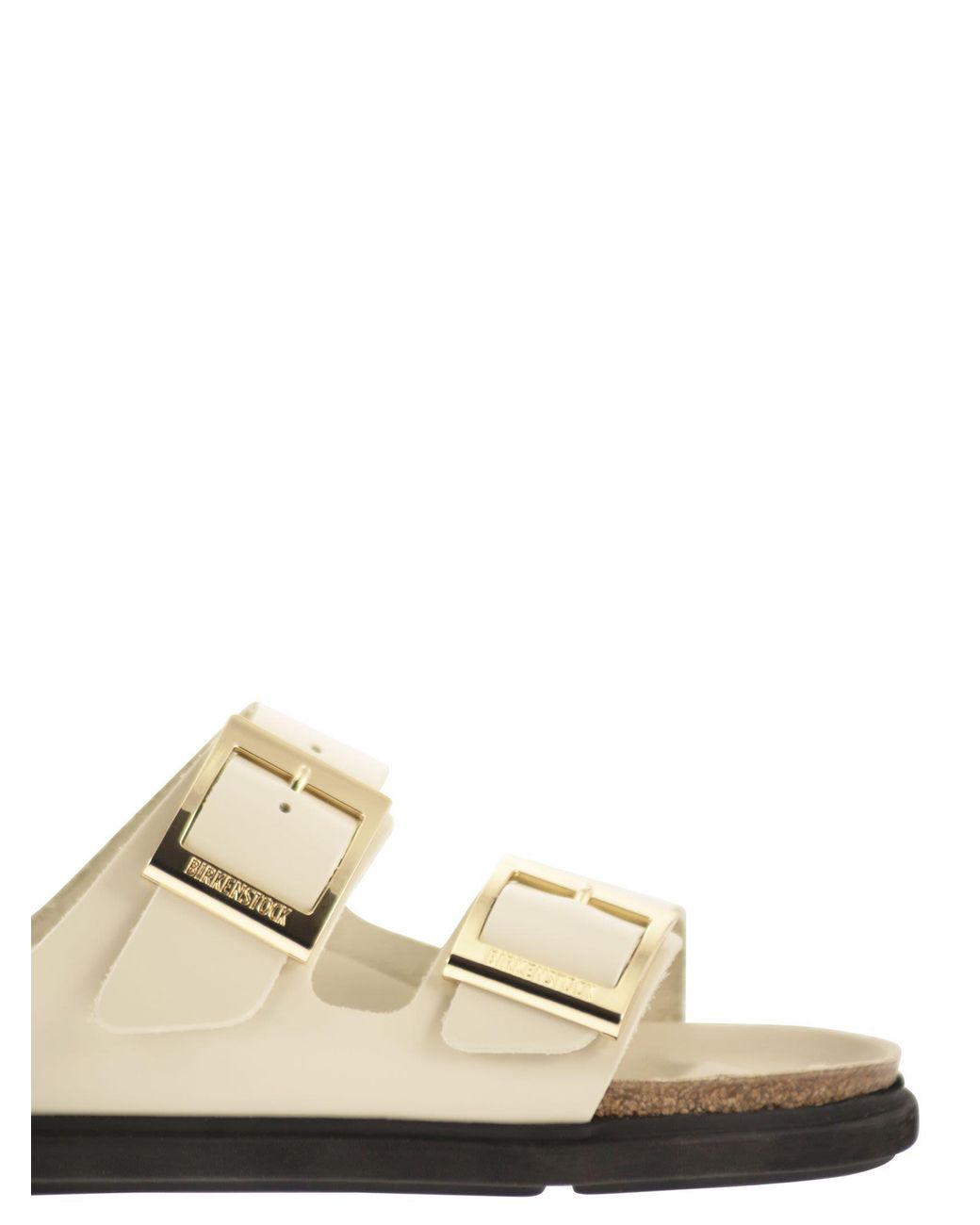 Birkenstock Arizona Db Hex – Patent Natural Leather Sandal