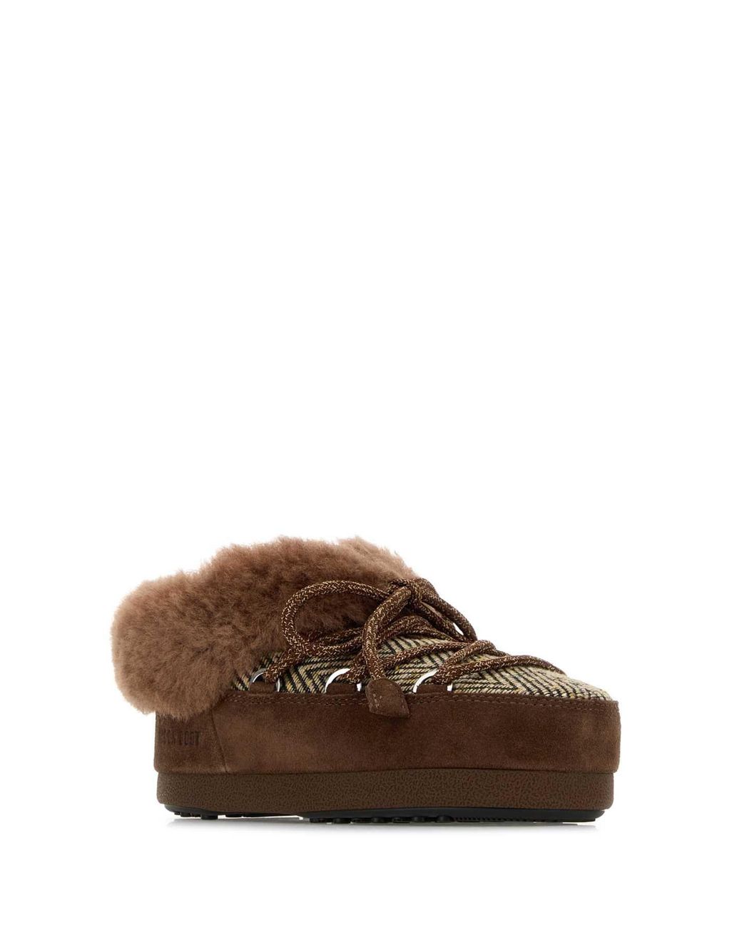 Moon Boot Brown Fabric X Guest In Residence Evx Ankle Boots
