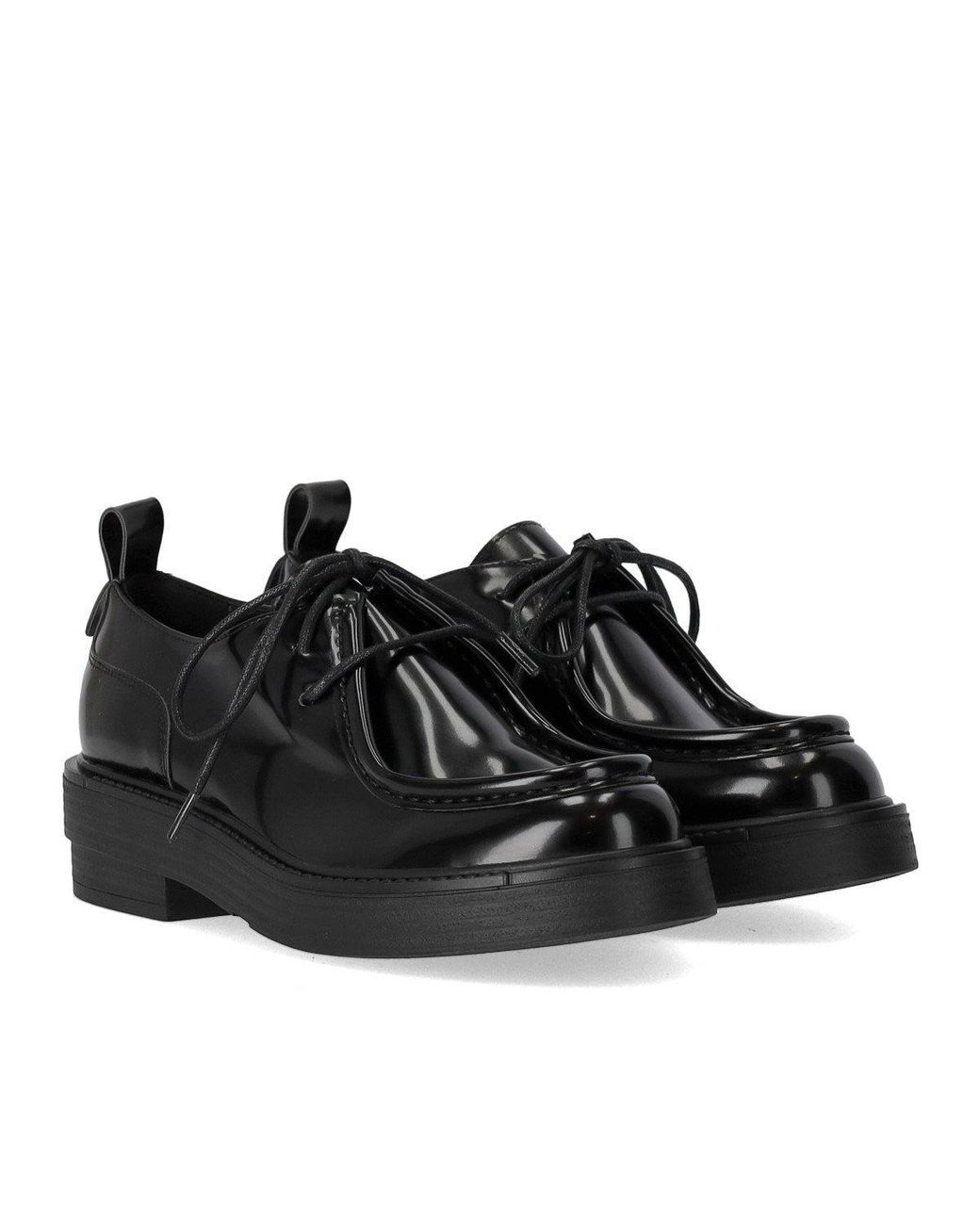 Strategia Black Lace Up Shoe for men