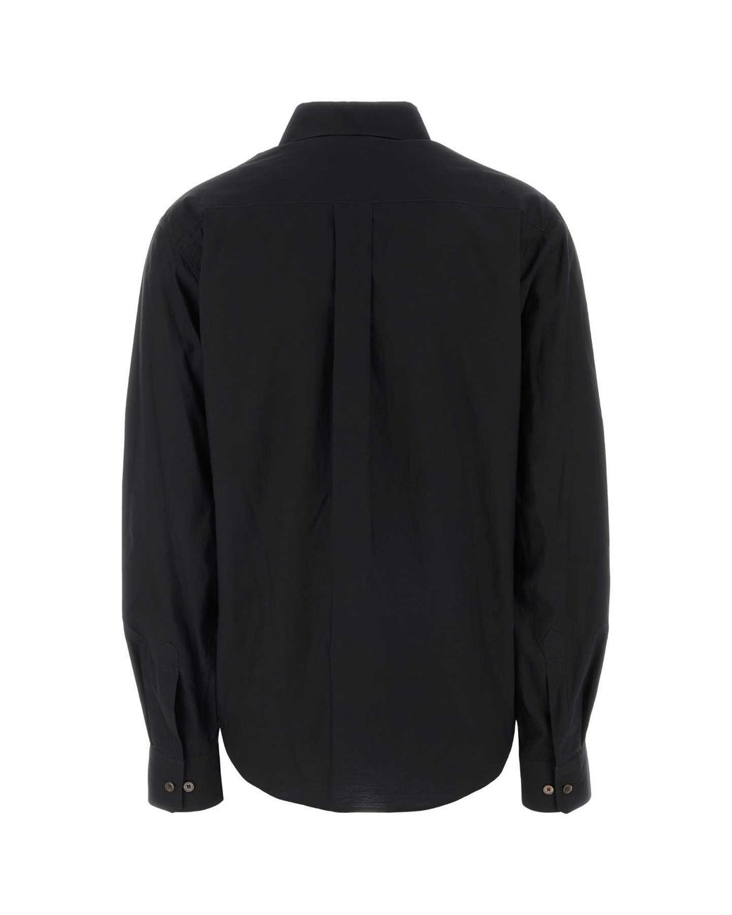Lemaire Black Regular Solid Shirt