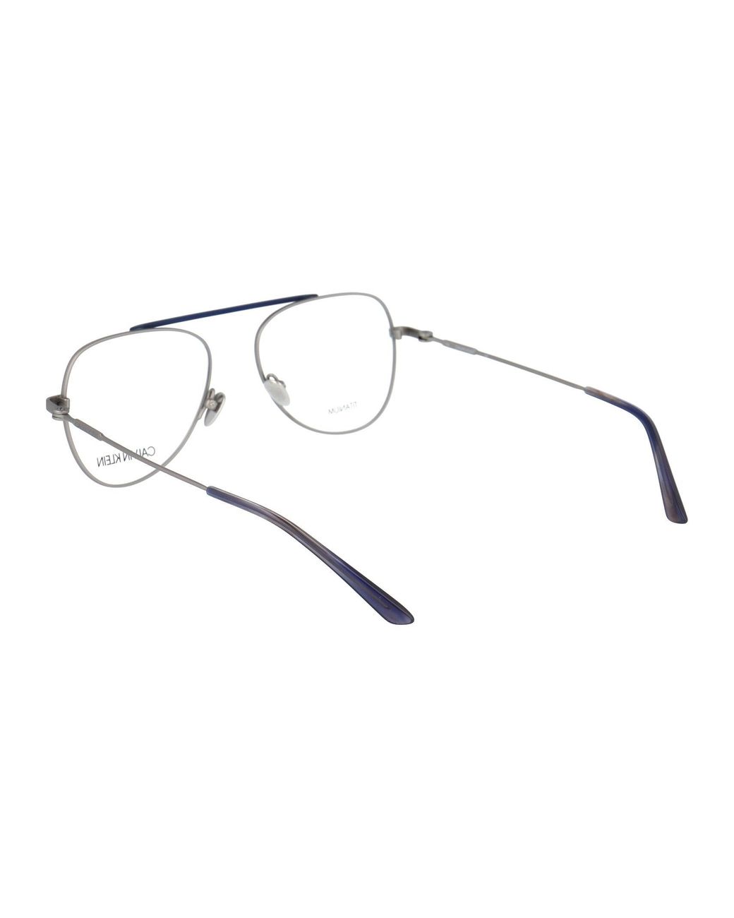 Calvin Klein Metallic Satin Metal Optical Glasses