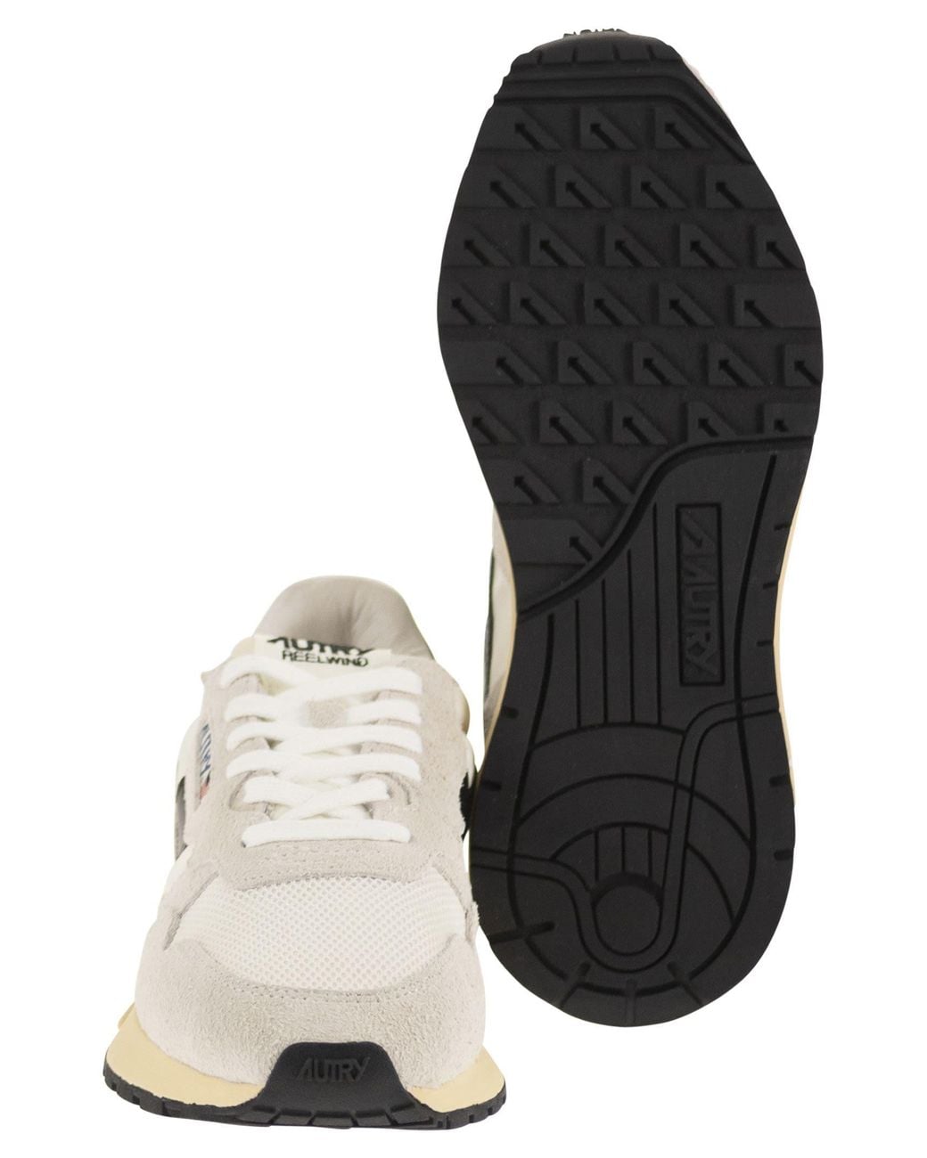 Autry Reelwind Sneaker aus Wildleder und technischem Textil in White für Herren